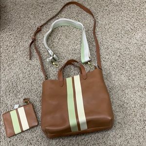Madewell bag and small zip wallet